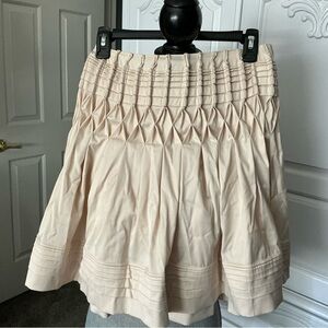 Leon Max Cream Mini Skirt